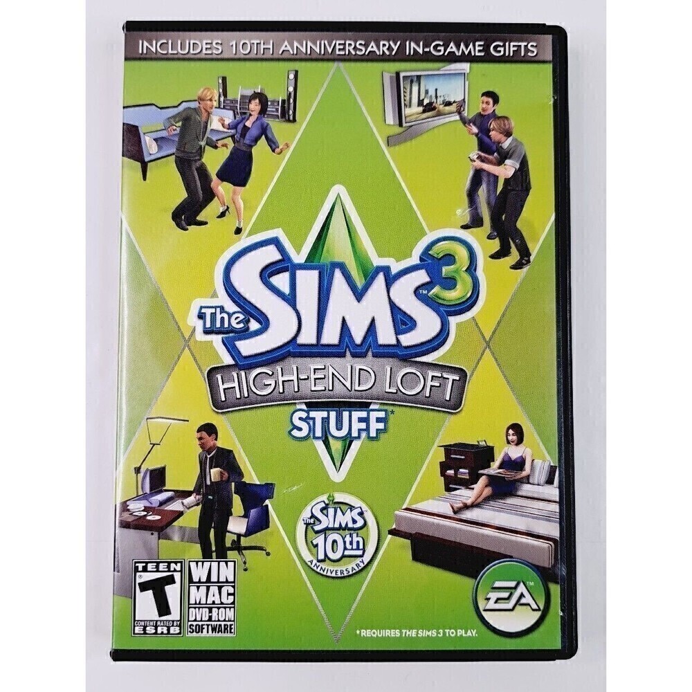 The Sims 3 High End Loft Stuff PC Expansion Pack 2010 Complete